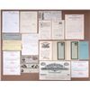 Image 1 : Treasury Department Correspondence, Checks, and Bonds Assortment, 1860s to 1900s.