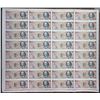 Image 1 : Great Britain. De La Rue Giori S.A. Lausanne, ND (ca.1970's-1980's), Uncut Sheet of 32 Shakespeare A