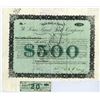 Image 1 : MO. St. Louis Bank Note Company, 1884 I/C Coupon Bond.