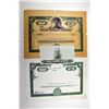 Image 1 : DE. Atlas Powder Co. Progress Proof Stock Certificate Pair and Proof Vignette, ca.1930-1950s