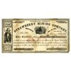 Image 1 : Nevada Territory, Strawberry Mining Co., 1862, I/U Stock Certificate.