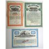 Image 1 : Canada. Specimen Railroad Stock and Bond Trio, ca.1900 to 1971