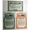 Image 1 : MD. Maryland. Baltimore and Ohio Railroad Co., 1898 to 1913, Specimen Bond Trio.