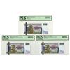 Image 1 : Zimbabwe. Reserve Bank of Zimbabwe, 2003, Issued Sequential Trio of Banknotes.
