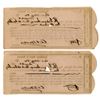 Image 2 : VA. Confederate States of America, 1864, I/C Pair of Bonds Receipt.