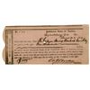 Image 1 : VA. Confederate States of America, 1864, I/C Bond Receipt.