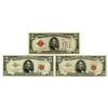 Image 1 : U. S. Legal Tender Notes, $5, Series of 1928C and Series of 1963 Star Notes, Banknote Trio.
