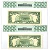 Image 2 : VA. U.S. Federal Reserve Notes, $5, Series 1995, Fr.# 1985-G*, Sequential Star Note Issued Pair.
