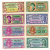 Image 1 : M.P.C., Series 521 to Series 591, Group of 8 Issued Banknotes.