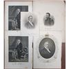 Image 1 : Ulysses S. Grant and James Buchanan Vintage Engraved Portrait Quintet, ca.1850-60's.
