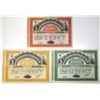 Image 1 : Ecuador. Banco Comercial y Agricola, ca.1890-1900s Specimen Bond Trio