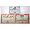 Image 1 : California, Minnesota, and Delaware. Aviation Specimen and I/U Stock and Bond Trio, 1941 to 1975.