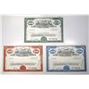 Image 1 : NY. National Aviation & Technology Corp., 1976 to 1978, Specimen Stock Certificate Trio.