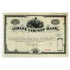 Image 1 : Albany County Bank, ND (ca. 1860-70s), Specimen Stock Certificate by National BNC.