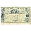 Image 1 : NJ. Alleghany Mining Co., 1862 I/U Stock Certificate.