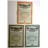 Image 1 : CA. Western Pacific Railroad Co., 1916, Specimen Gold Coupon Bond Trio.