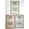 Image 1 : IL. Illinois Central Railroad Co., 1949-55, Specimen Coupon Bond Trio.