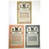 Image 1 : ME. United Light and Railways Co., 1915, Specimen Gold Coupon Bond Trio.