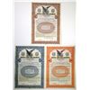 Image 1 : ME. United Light and Railways Co., 1917, Specimen Gold Coupon Bond Trio.