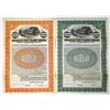 Image 1 : MA. Springfield Street Railway Co., 1920, Series C, Specimen Gold Coupon Bond Pair.