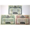 Image 1 : MI, OH, IN, IL, MO, IA. Wabash Railroad Co., 1905 to 1909, Specimen Registered Bond Trio.