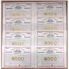 Image 1 : NE. Lincoln and North-Western Railroad Co., 1879, I/U Group of Railroad Bonds.
