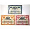 Image 1 : NY. Erie Railroad Co., 1927, Specimen Registered Railroad Bond Trio.