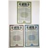 Image 1 : NY. Erie Railroad Co., 1941,  Specimen 4 1/2% Series A General Mortgage Coupon Bond Trio.