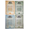 Image 1 : NY. Erie Railroad Co., 1941,  Specimen 4 1/2% Series B Registered Bond Quartet.