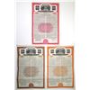 Image 1 : NY. Erie Railroad Co., 1941, Specimen Coupon Bond Trio.