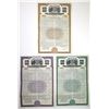 Image 1 : NY. Erie Railroad Co., 1941, Specimen Coupon Bond Trio.