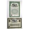 Image 1 : NY. Rensselaer and Saratoga Railroad Co., 1921, Specimen (Registered and Coupon) Gold Bond Pair.