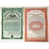 Image 1 : NY. Syracuse and Watertown Area Railroads, 1895 to 1912, Specimen Coupon Bond Pair.