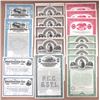 Image 1 : Railroad  Assortment of I/U and I/C Stocks and Bonds, 1893 to 1945