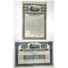 Image 1 : VA. Norfolk and Western Railway Co., 1904, Specimen (Coupon and Registered) Gold Bond Pair.