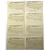 Image 1 : NH. Central Bridge Corp., 1824, Lot of 4 I/U Stock Certificates.