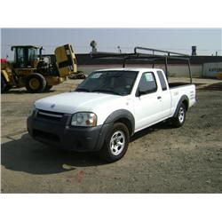 2002 NISSAN FRONTIER XE EXTENDED CAB PICKUP, s/n: 1N6DD26SX2C384099