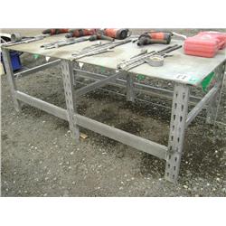 4FT X 8FT STEEL WORK TABLE