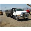 Image 2 : 2006 FORD F650 XL SUPER DUTY S/A STAKE BED TRUCK, s/n: 3FRNF65E26V232629