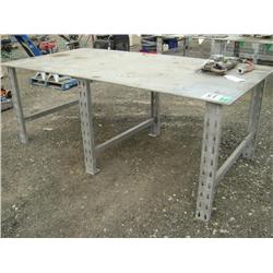 4FT X 8FT STEEL WORK TABLE