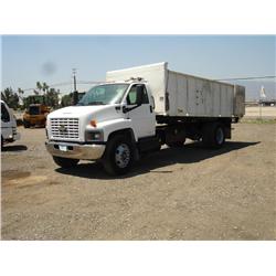 2004 CHEVROLET C7500 S/A FLATBED DUMP TRUCK, s/n: 1GBK7C1C74F519858