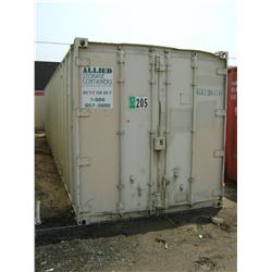 8ft X 40ft SHIPPING CONTAINER, s/n: N/A