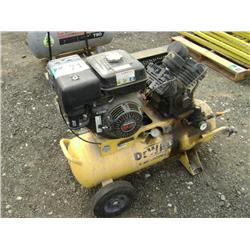 DeWALT  8HP GAS POWERED PORTABLE AIR COMPRESSOR, s/n: N/A