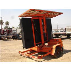 1997 ADDCO DH1000 DOT-SIGN PORTABLE MESSAGE BOARD, s/n: 584805