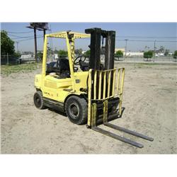 2000 HYSTER H50XM 5,000# CAPACITY PNEUMATIC TIRE FORKLIFT, s/n: H177B16659X