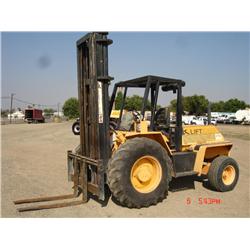 2002 LIFT KING LK6M22 ROUGH TERRAIN FORKLIFT, s/n: LT0945