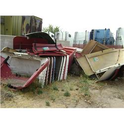 QTY OF FIBERGLASS WIND DEFLECTORS