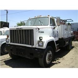 1981 GMC BRIGADIER S/A FUEL & LUBE TRUCK, s/n: 1GDP9C1C3BV564838