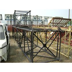 LIMA 85 TON 27.5ft TUBULAR BOOM SECTIONS (2) TAPERS, (2) MID SECTIONS (BLACK)
