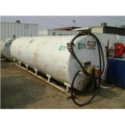 3,000 GALLON SKIDDED FUEL TANK W/PUMP (NO MOTOR)